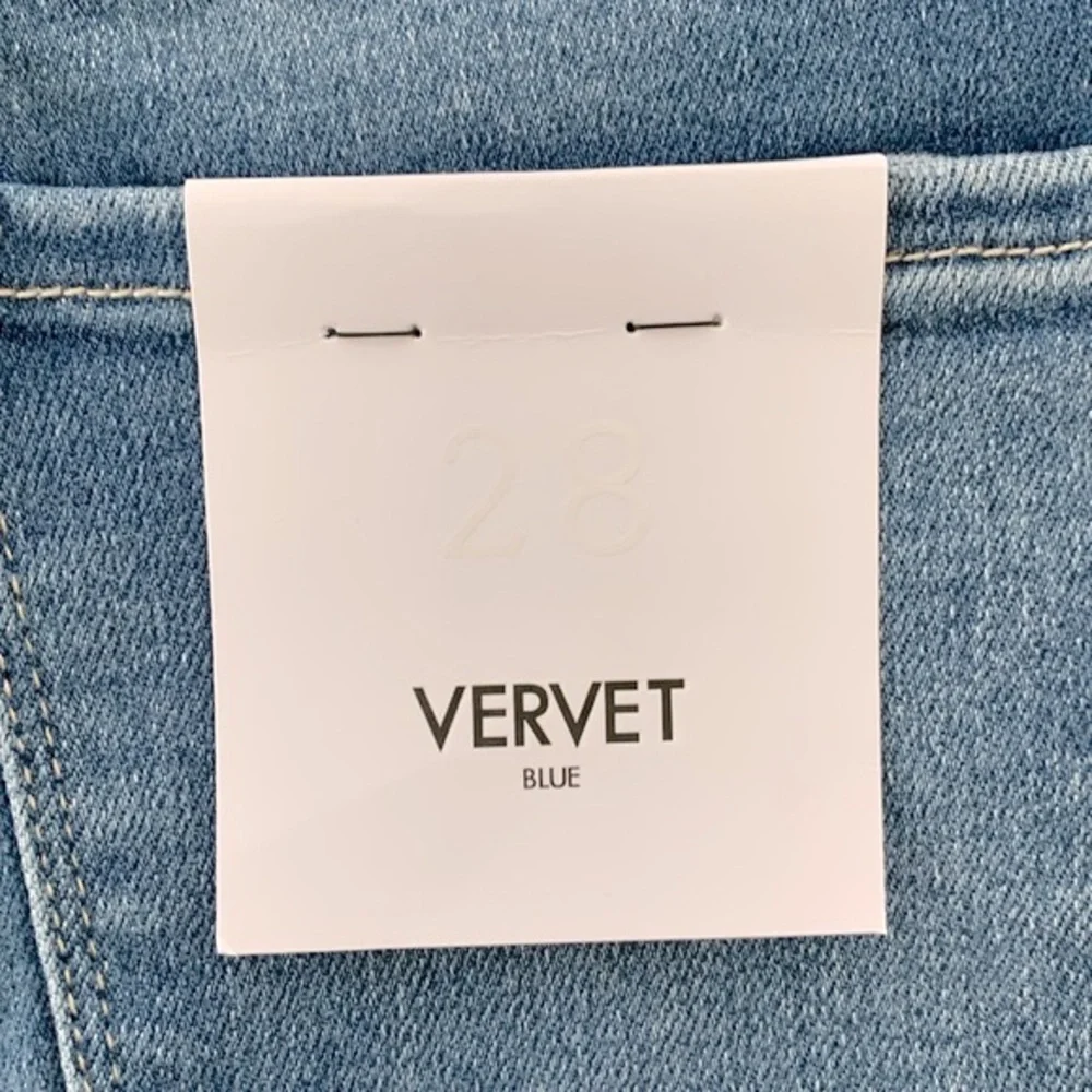 Vervet Amber Mid Rise Skinny Button Fly Jean
